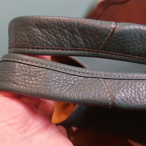 SOLD 1941 Retired Bandit 39 Dark Turquiose Glovetanned Pebble Leather  Gunmetal - Picture 12 of 13